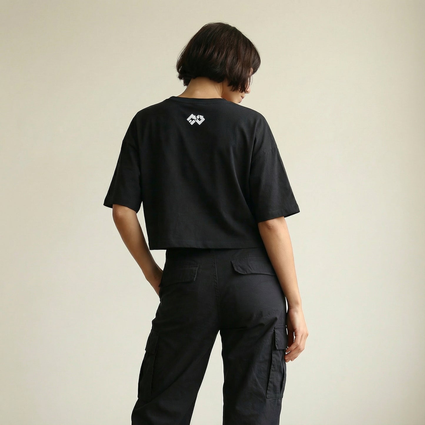 Cropped Tee | Equal (Yellow)