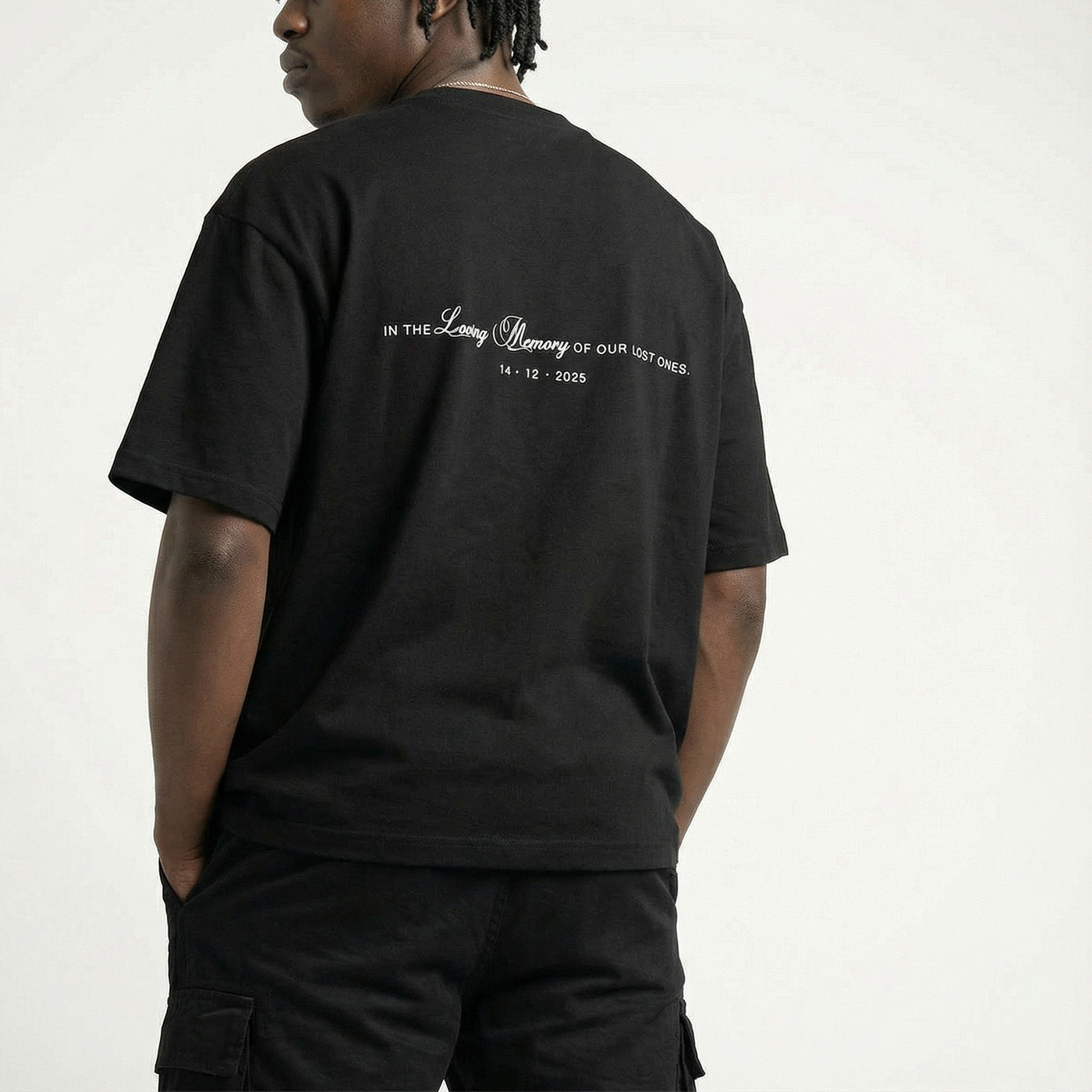 Drop Shoulder Tee | SYDNEY (BLK)