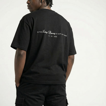 Drop Shoulder Tee | SYDNEY (BLK)