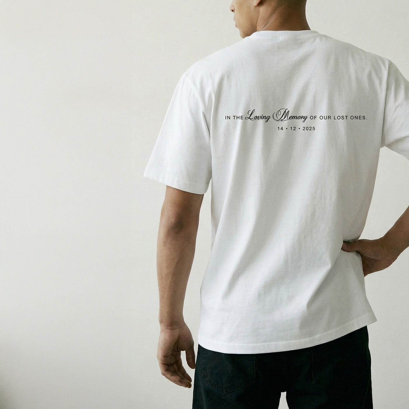 Drop Shoulder Tee | SYDNEY (WHT)