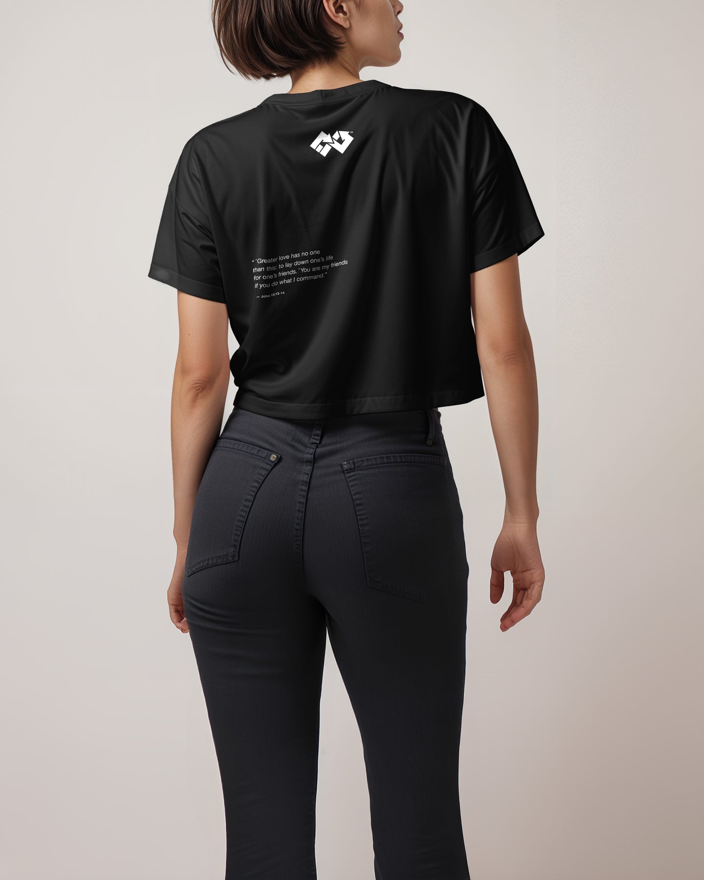 Cropped Tee | JESUS'S FRIEND Printify