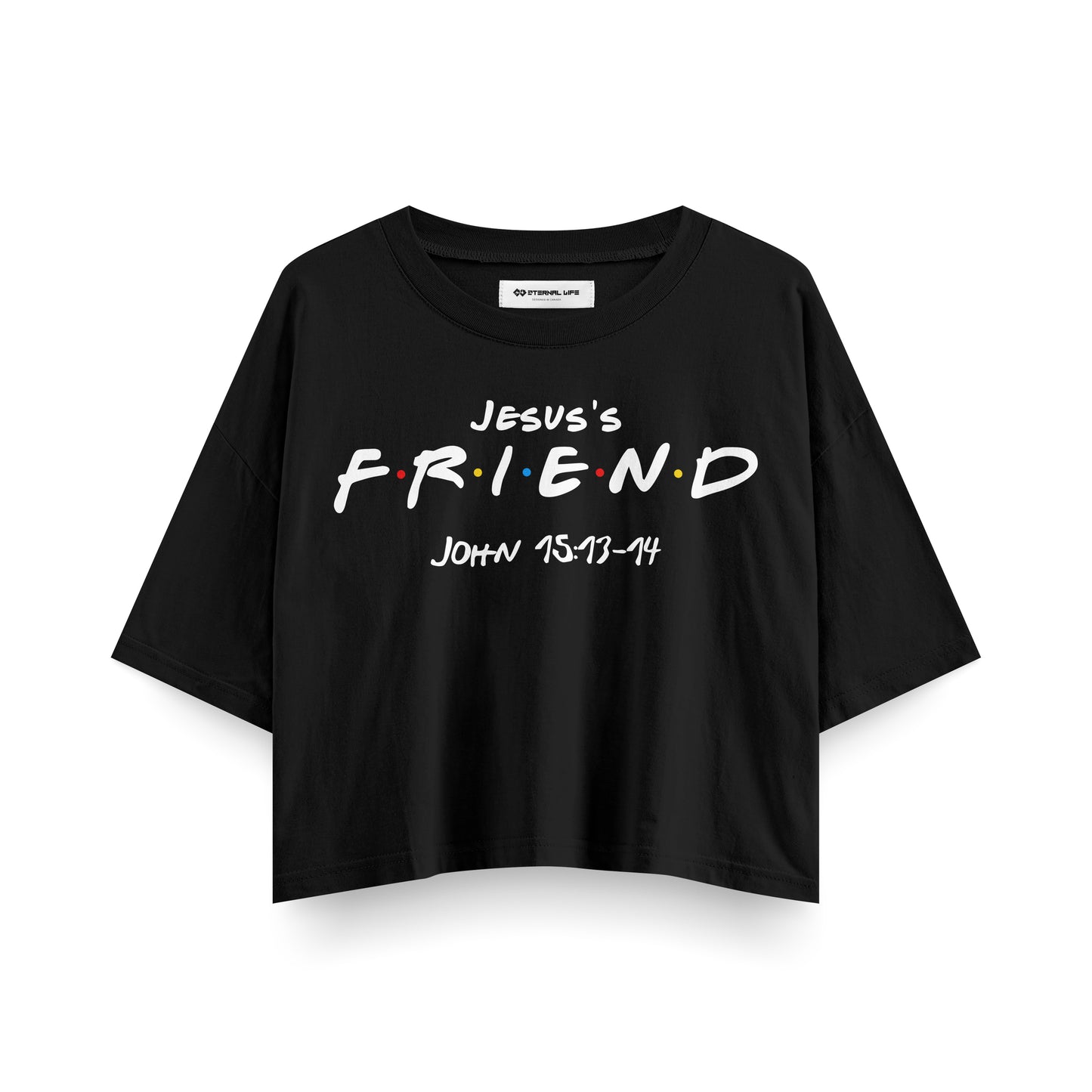 Cropped Tee | JESUS'S FRIEND Printify