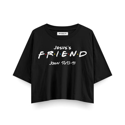 Cropped Tee | JESUS'S FRIEND Printify