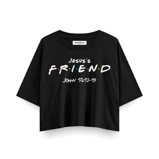 Cropped Tee | JESUS'S FRIEND Printify