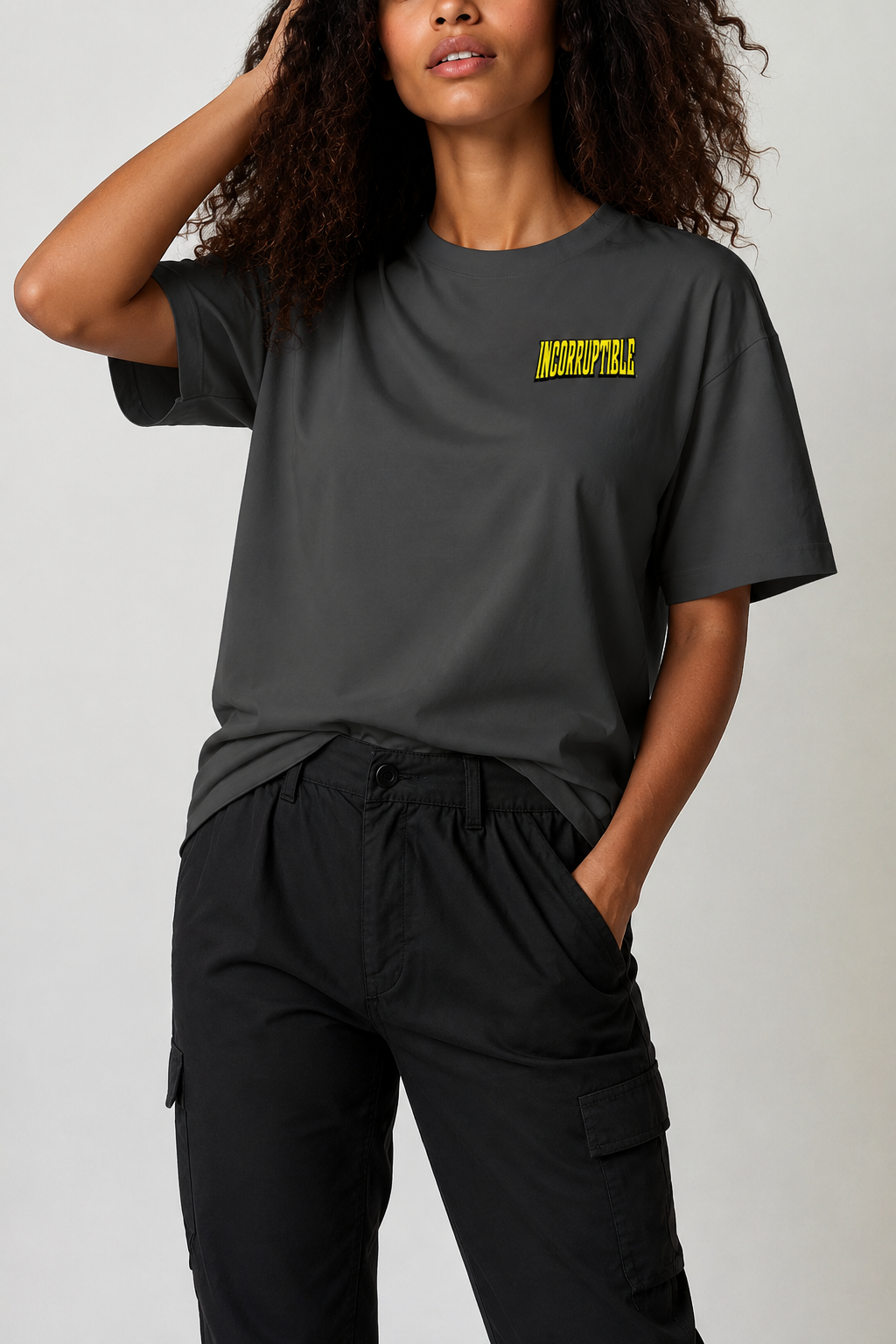 Drop Shoulder Tee | Incorruptible (DARK)