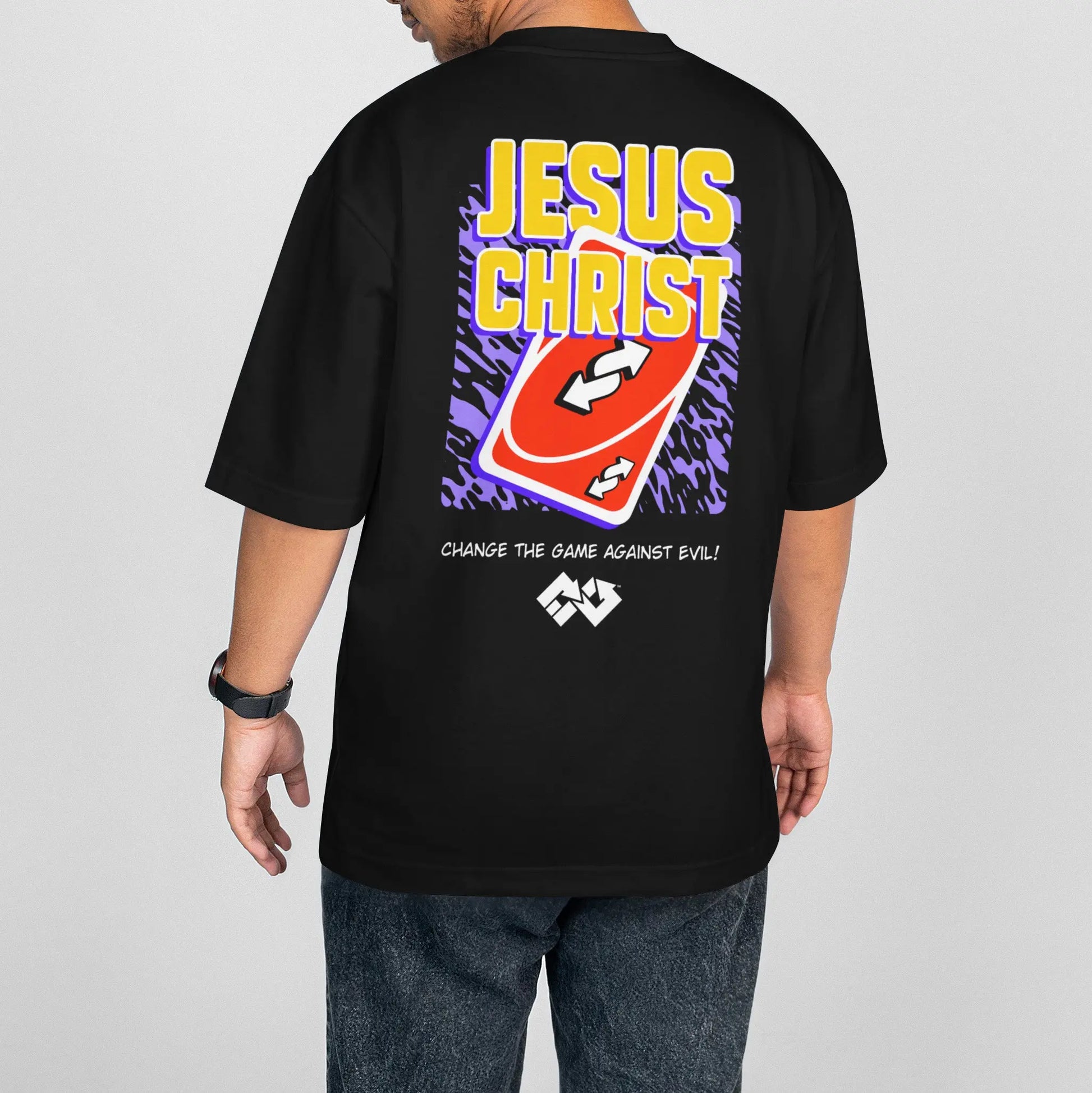 Oversize Tee | CounterEvil (RED) Printify