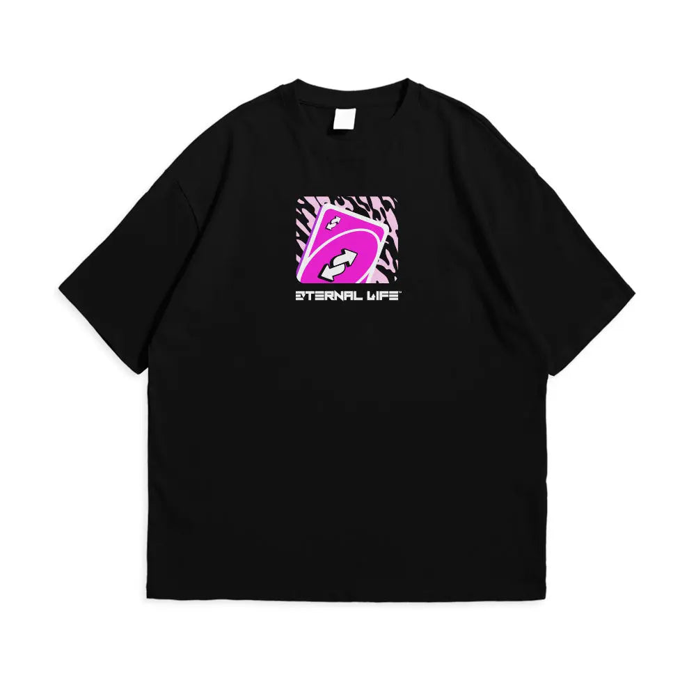 Oversize Tee | CounterEvil (FUSHIA) Printify