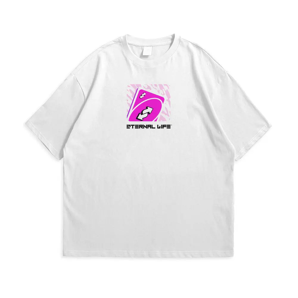 Oversize Tee | CounterEvil (FUSHIA) Printify