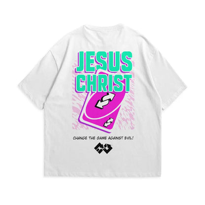 Oversize Tee | CounterEvil (FUSHIA) Printify