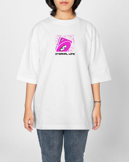 Oversize Tee | CounterEvil (FUSHIA) Printify