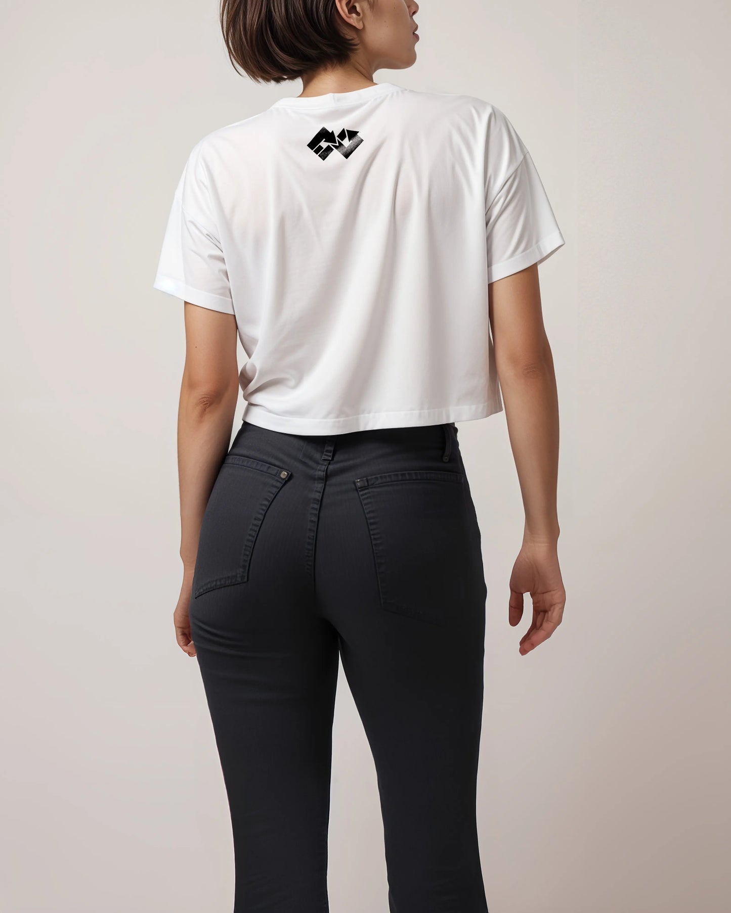 Cropped Tee | Equal (Yellow) Printify