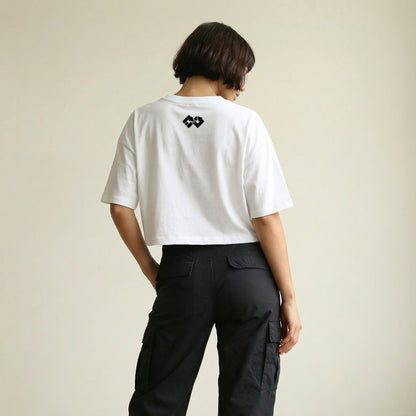 Cropped Tee | Equal (Yellow)