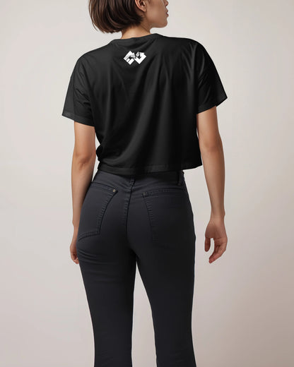 Cropped Tee | Equal (Berry) Printify