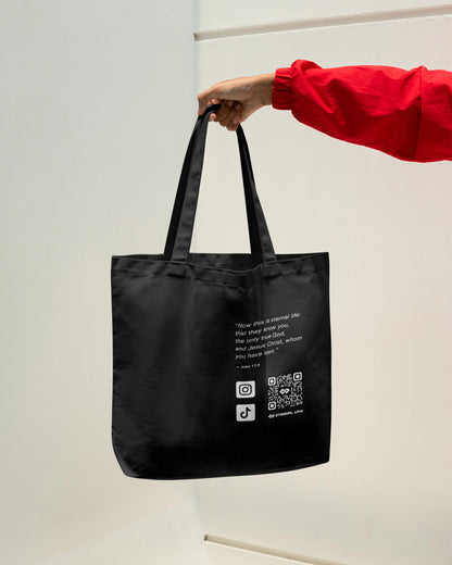 Classic Tote Bag | ELA Originals - (Black) ETERNAL LIFE APPAREL