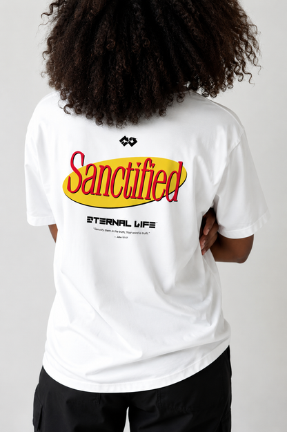 Drop Shoulder Tee | Sanctified (LIGHT)
