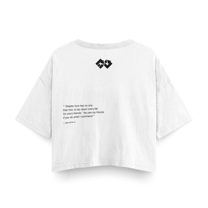Cropped Tee | JESUS'S FRIEND Printify