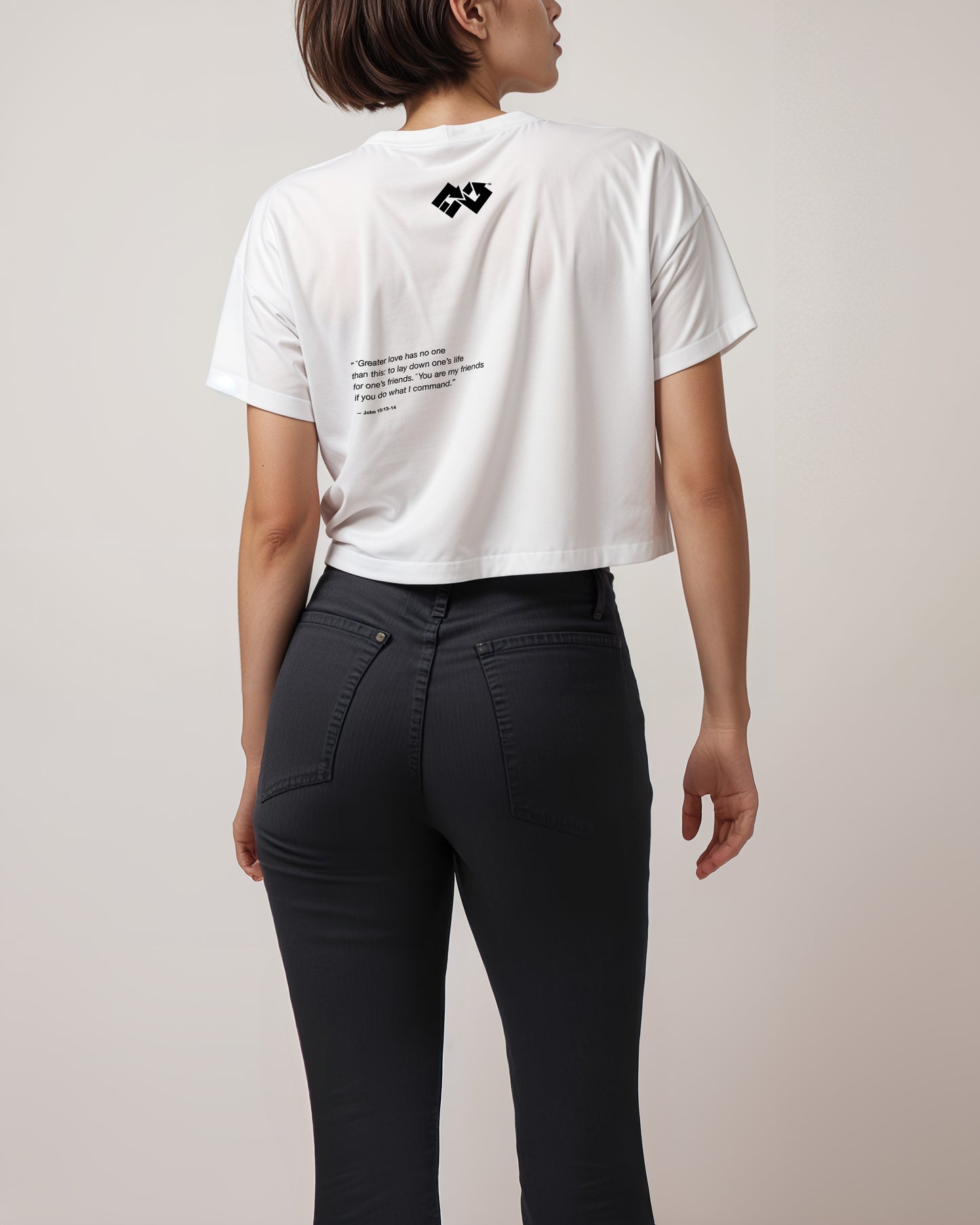 Cropped Tee | JESUS'S FRIEND Printify