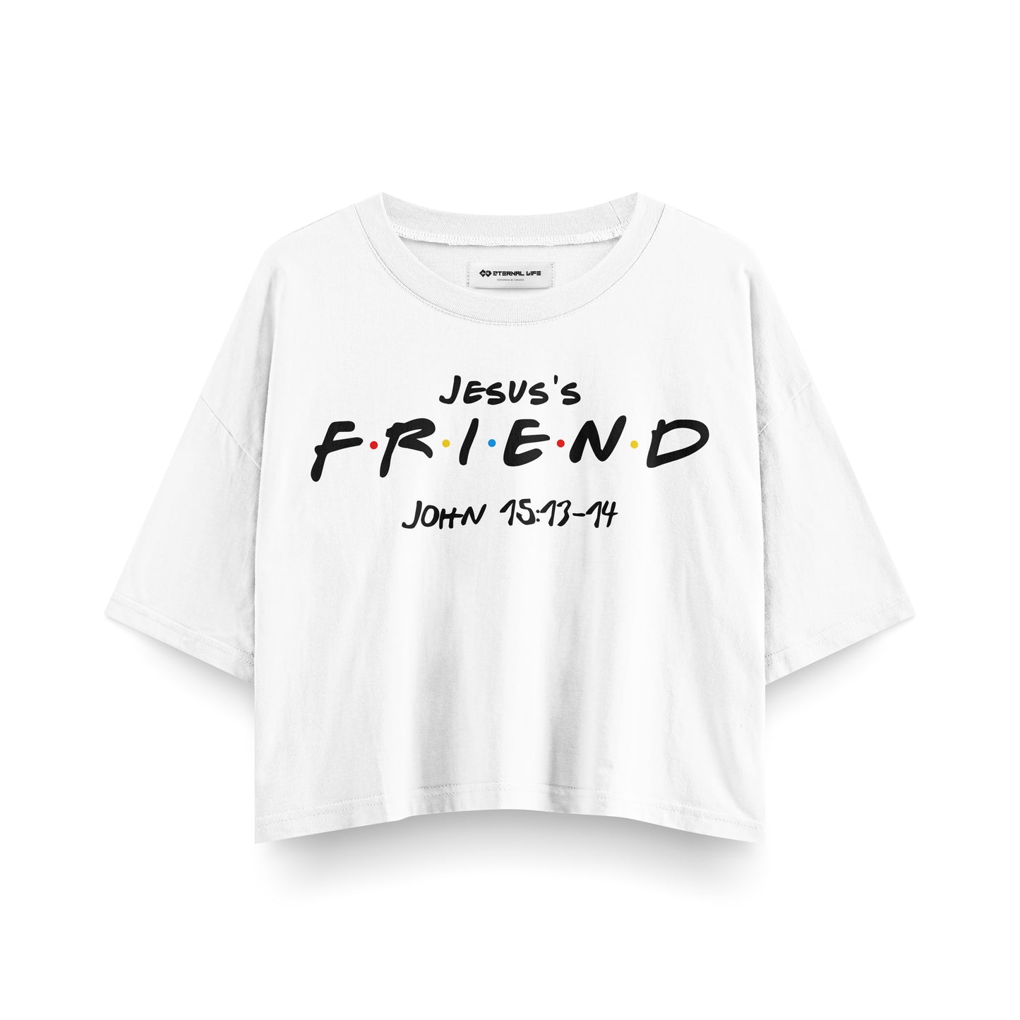 Cropped Tee | JESUS'S FRIEND Printify