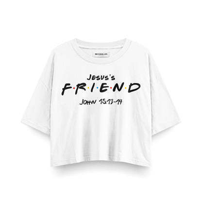 Cropped Tee | JESUS'S FRIEND Printify
