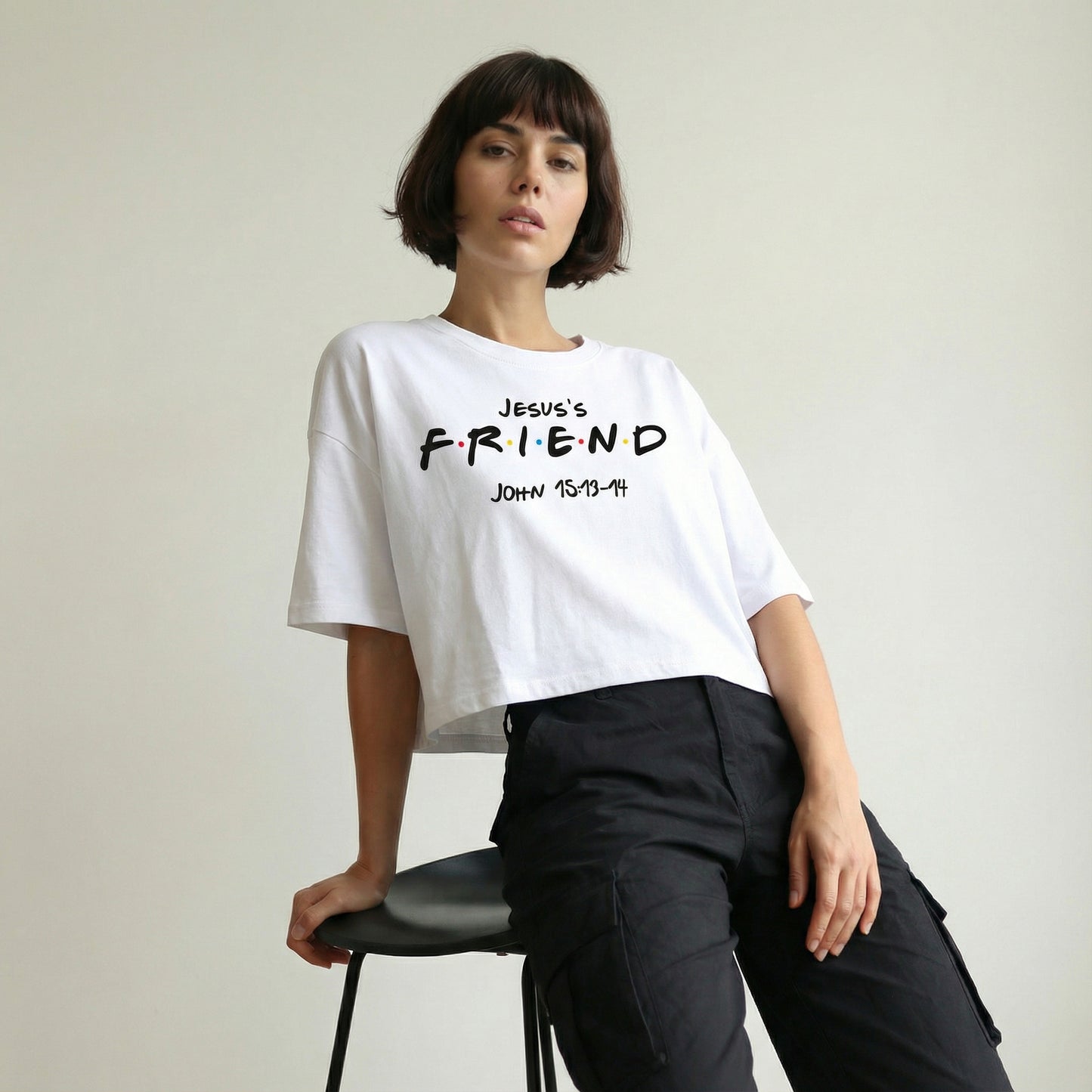 Cropped Tee | JESUS'S FRIEND