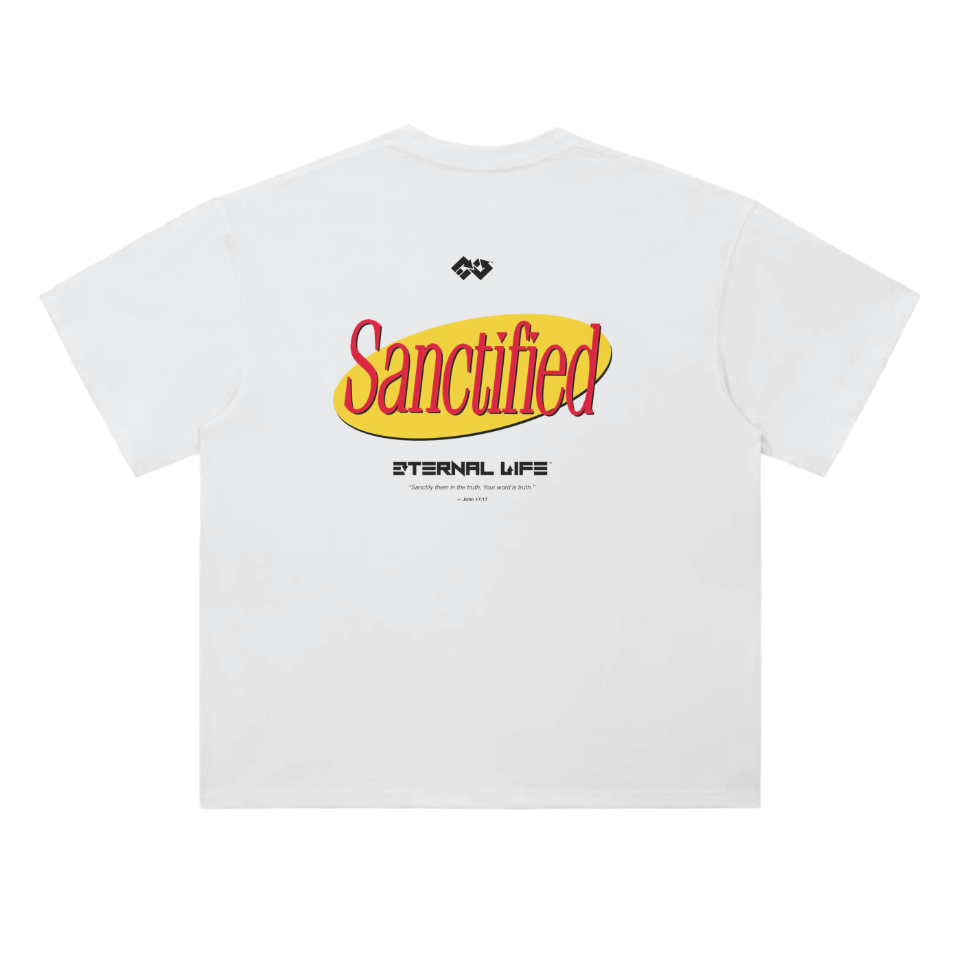 Drop Shoulder Tee | Sanctified (LIGHT)