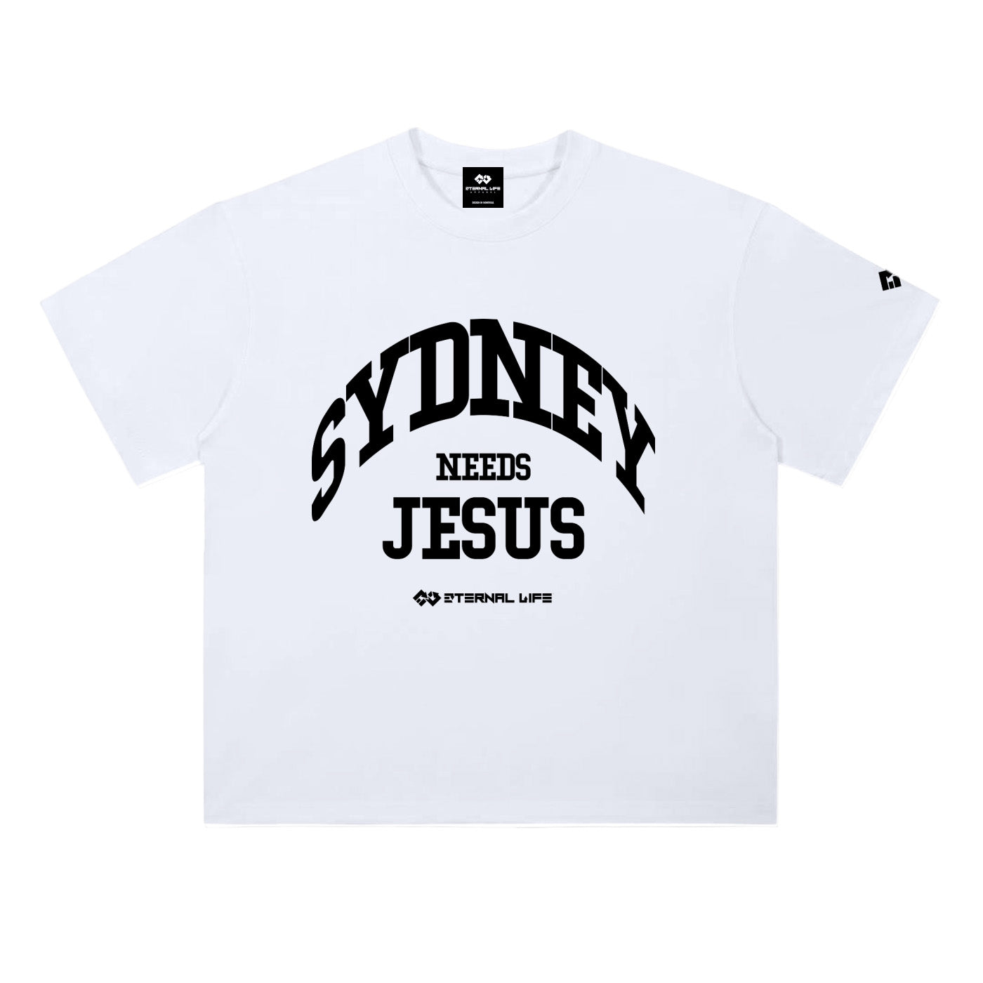 Drop Shoulder Tee | SYDNEY (WHT)